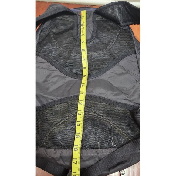 Lululemon Athletic Backpack Black Multicolor Pockets Nylon Gym Travel Bag - Picture 11 of 13